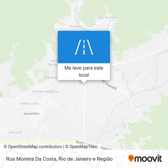 Rua Moreira Da Costa mapa