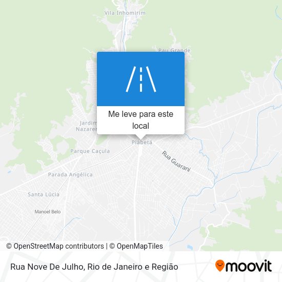 Rua Nove De Julho mapa