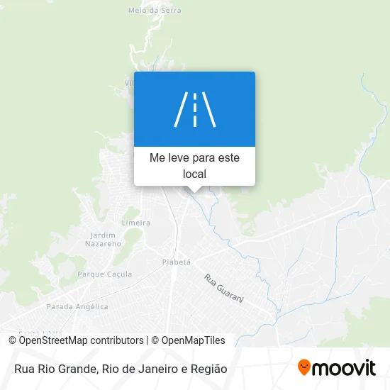 Rua Rio Grande mapa
