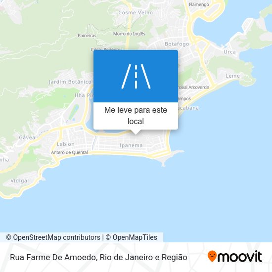 Rua Farme De Amoedo mapa