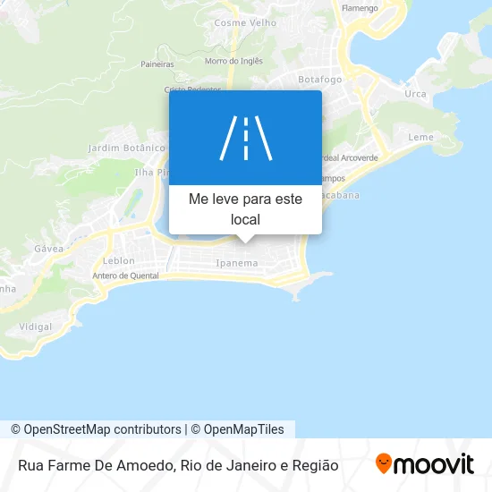 Rua Farme De Amoedo mapa