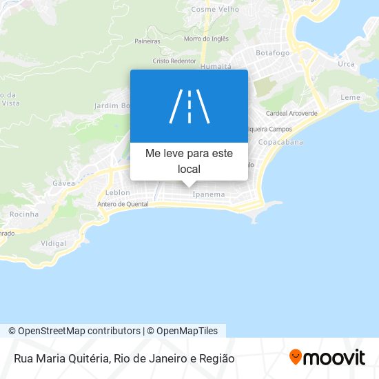 Rua Maria Quitéria mapa