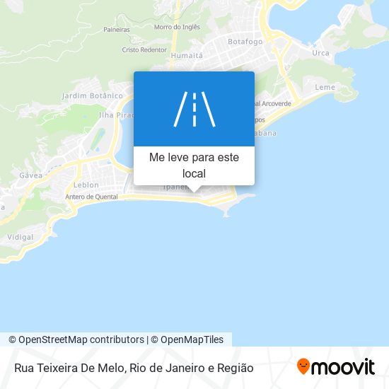Rua Teixeira De Melo mapa