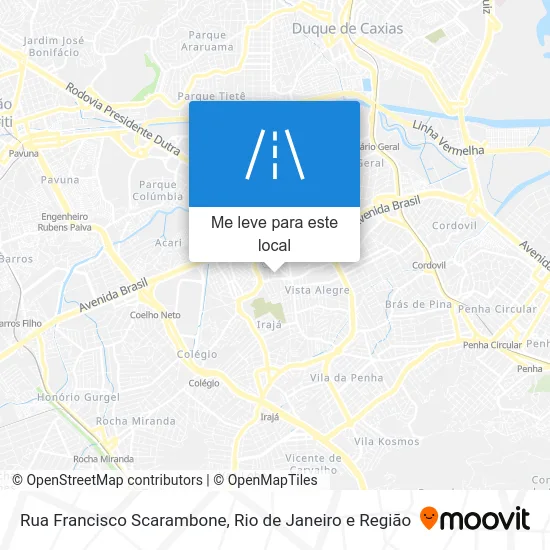 Rua Francisco Scarambone mapa