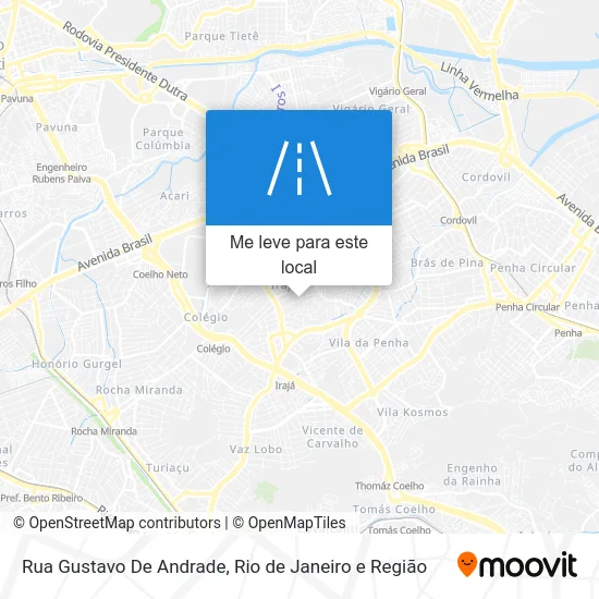 Rua Gustavo De Andrade mapa