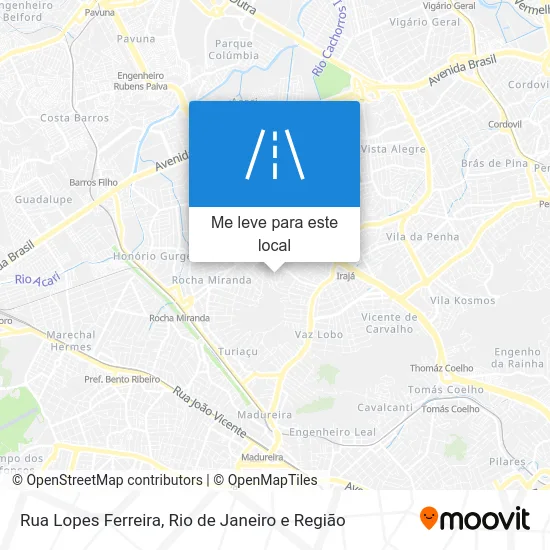 Rua Lopes Ferreira mapa