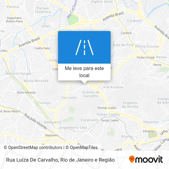 Rua Luíza De Carvalho mapa