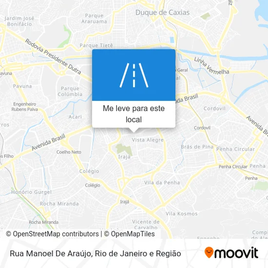 Rua Manoel De Araújo mapa