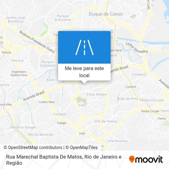 Rua Marechal Baptista De Matos mapa