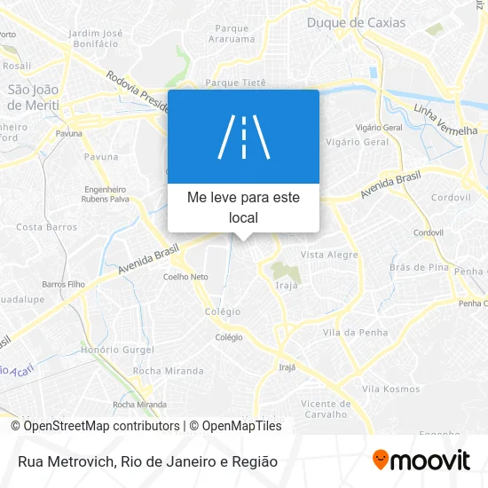 Rua Metrovich mapa