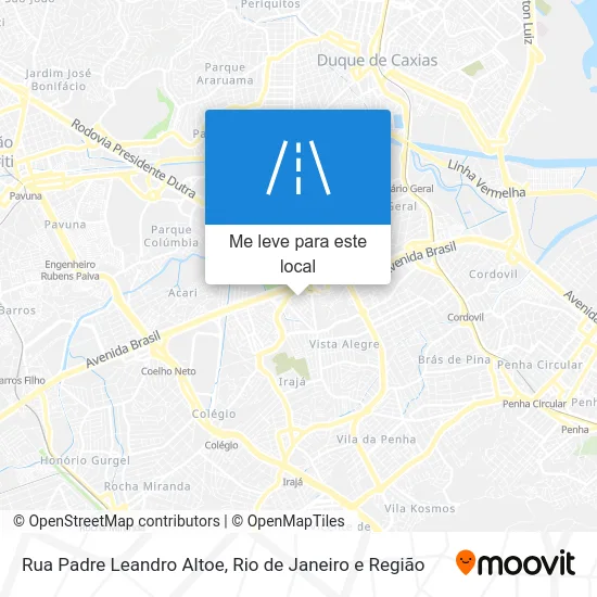 Rua Padre Leandro Altoe mapa
