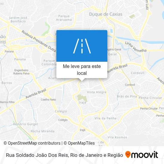 Rua Soldado João Dos Reis mapa