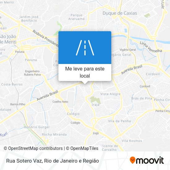 Rua Sotero Vaz mapa