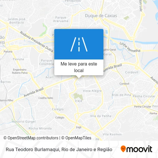 Rua Teodoro Burlamaqui mapa