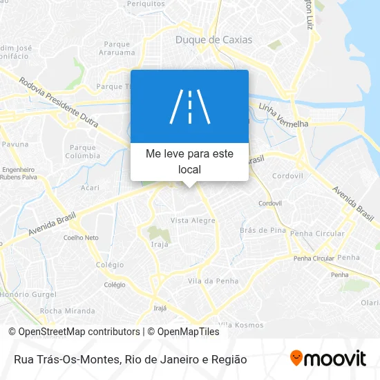 Rua Trás-Os-Montes mapa