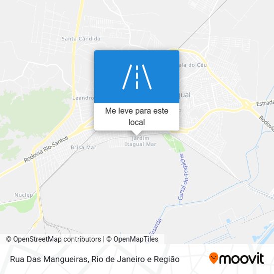 Rua Das Mangueiras mapa