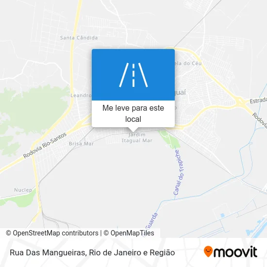 Rua Das Mangueiras mapa