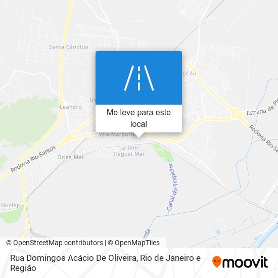 Rua Domingos Acácio De Oliveira mapa