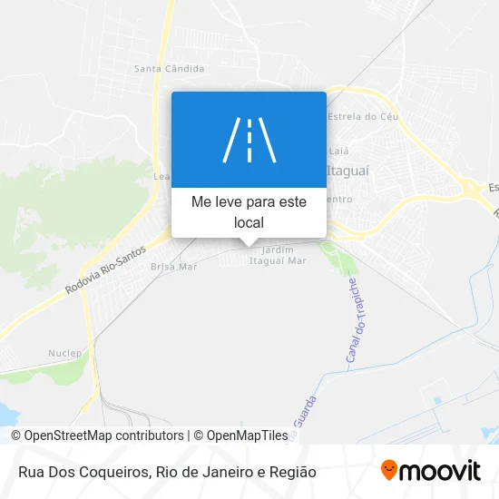 Rua Dos Coqueiros mapa