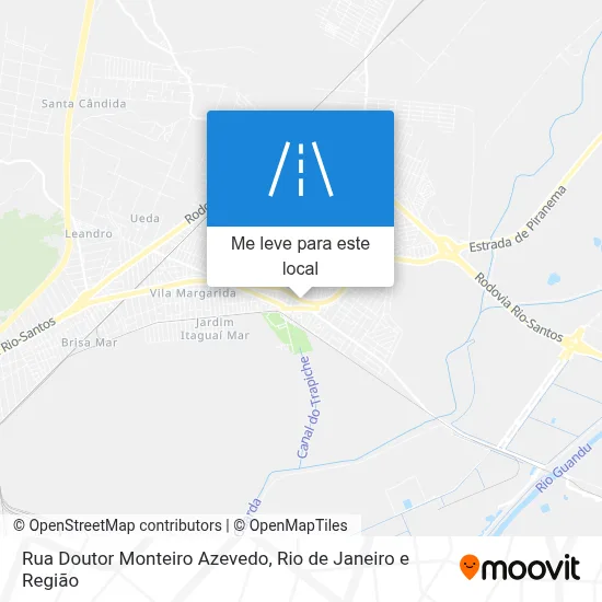 Rua Doutor Monteiro Azevedo mapa