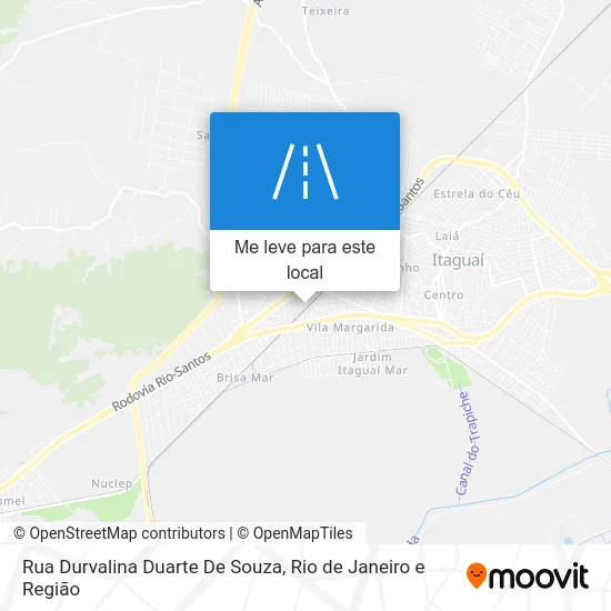Rua Durvalina Duarte De Souza mapa