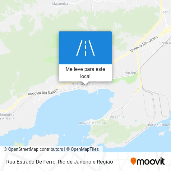 Rua Estrada De Ferro mapa