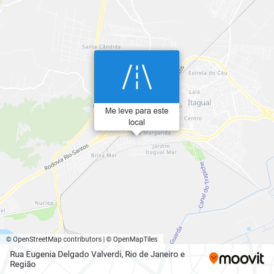 Rua Eugenia Delgado Valverdi mapa