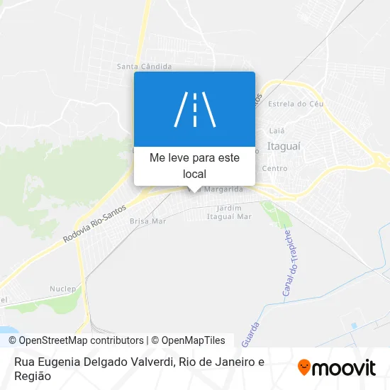 Rua Eugenia Delgado Valverdi mapa