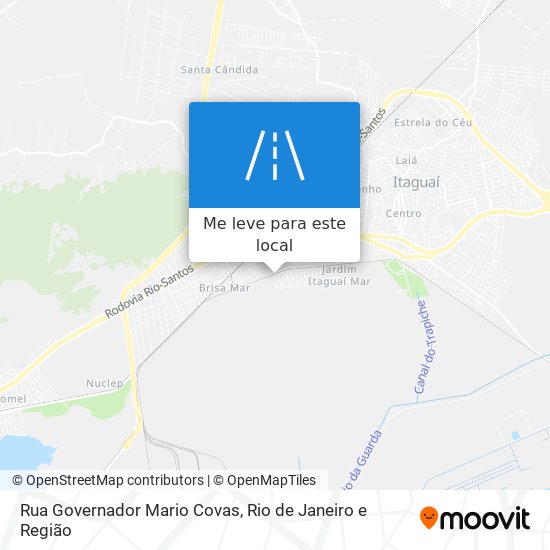 Rua Governador Mario Covas mapa