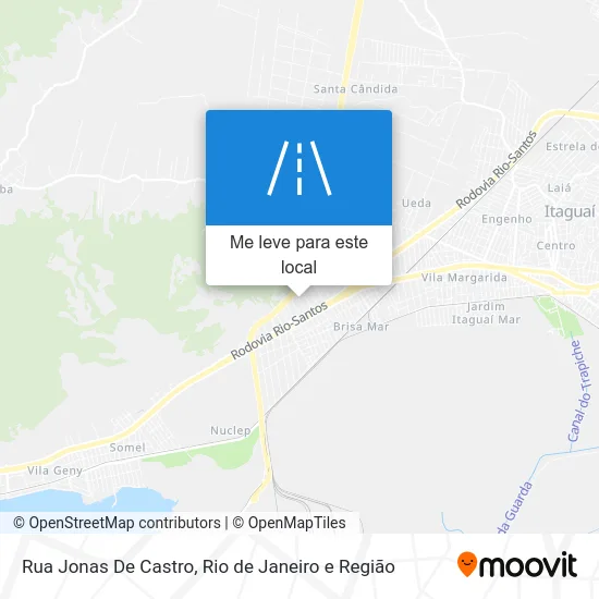 Rua Jonas De Castro mapa
