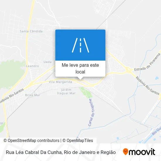 Rua Léa Cabral Da Cunha mapa