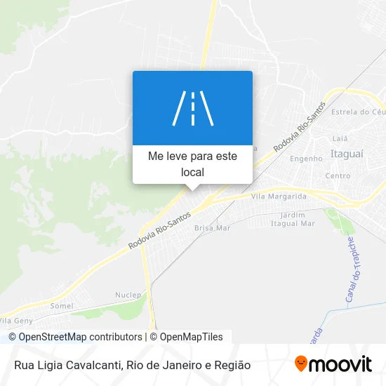 Rua Ligia Cavalcanti mapa