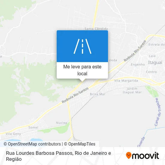 Rua Lourdes Barbosa Passos mapa