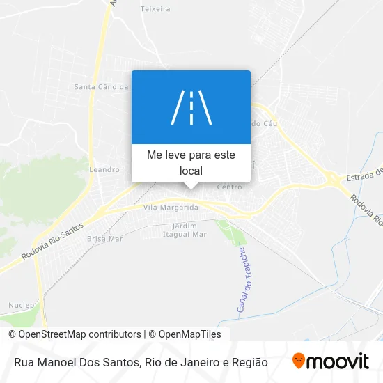 Rua Manoel Dos Santos mapa