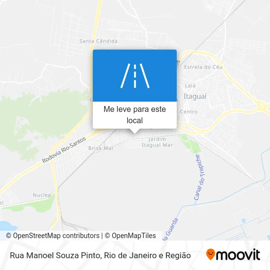 Rua Manoel Souza Pinto mapa