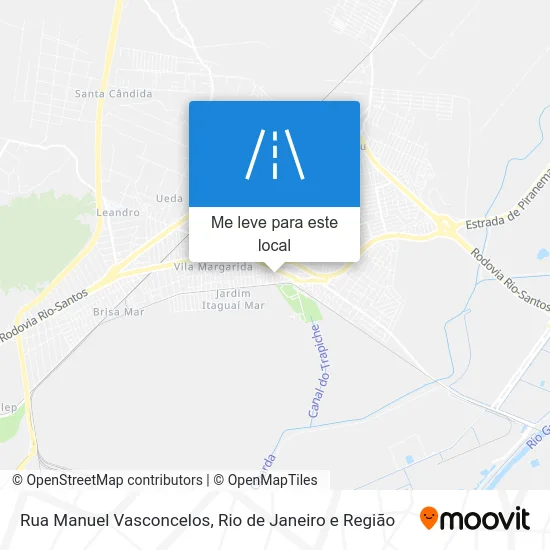 Rua Manuel Vasconcelos mapa