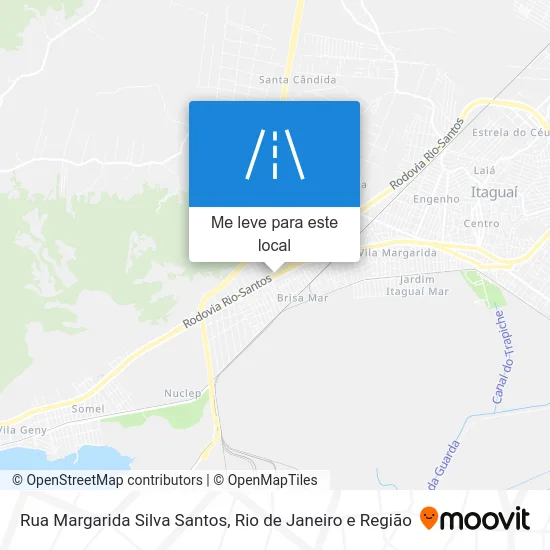 Rua Margarida Silva Santos mapa