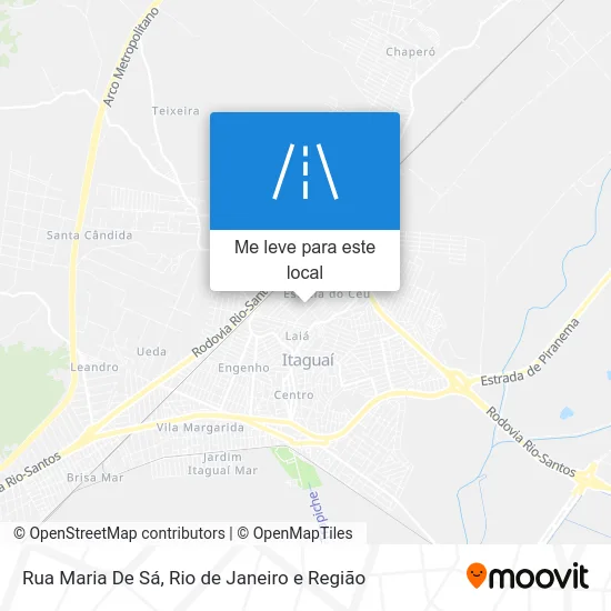 Rua Maria De Sá mapa