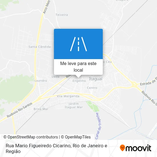 Rua Mario Figueiredo Cicarino mapa