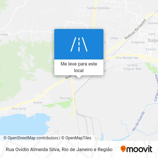 Rua Ovidio Almeida Silva mapa