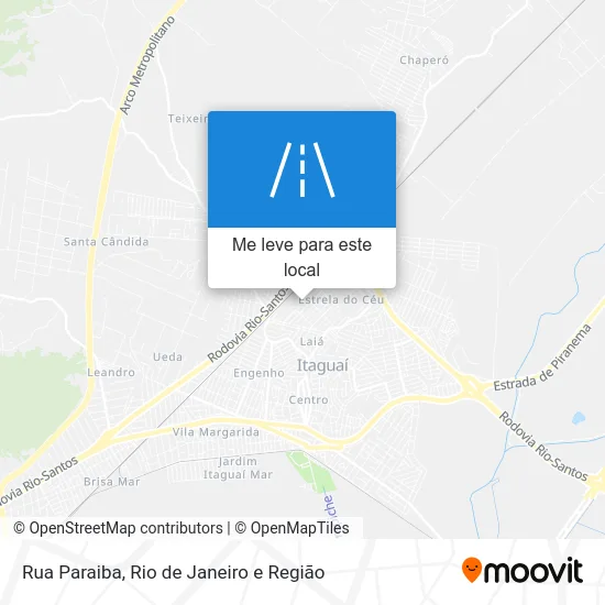 Rua Paraiba mapa