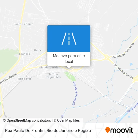 Rua Paulo De Frontin mapa