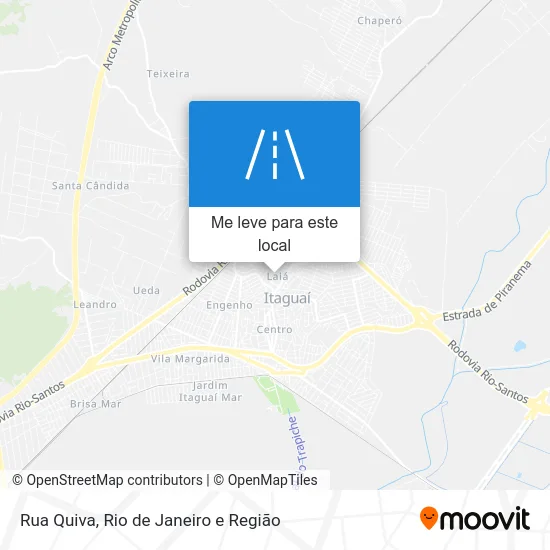 Rua Quiva mapa
