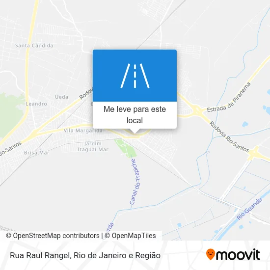 Rua Raul Rangel mapa