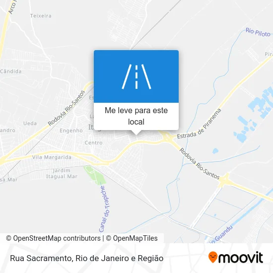 Rua Sacramento mapa