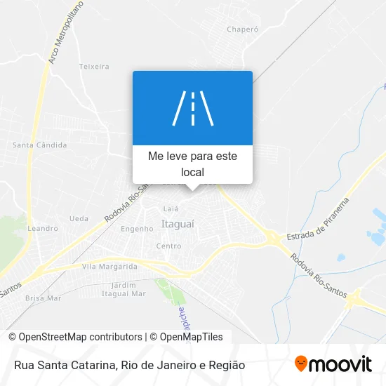 Rua Santa Catarina mapa