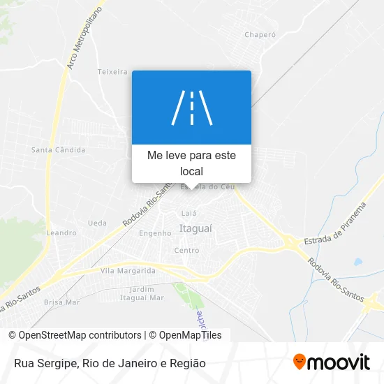 Rua Sergipe mapa