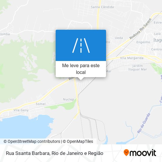 Rua Ssanta Barbara mapa