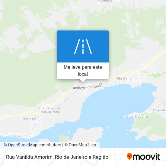 Rua Vanilda Amorim mapa