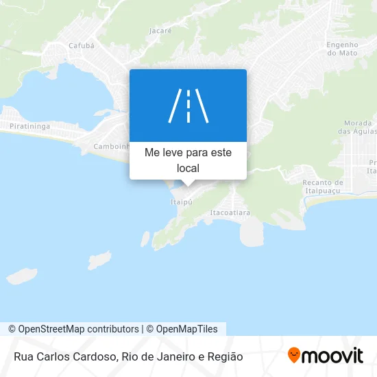 Rua Carlos Cardoso mapa